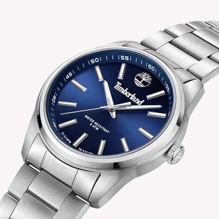 TIMBERLAND TDWGG2132301 RUGGED ELEGANCE - MEN'S STAINLESS STEEL WATCH WITH BLUE DIAL-i-Watch-3