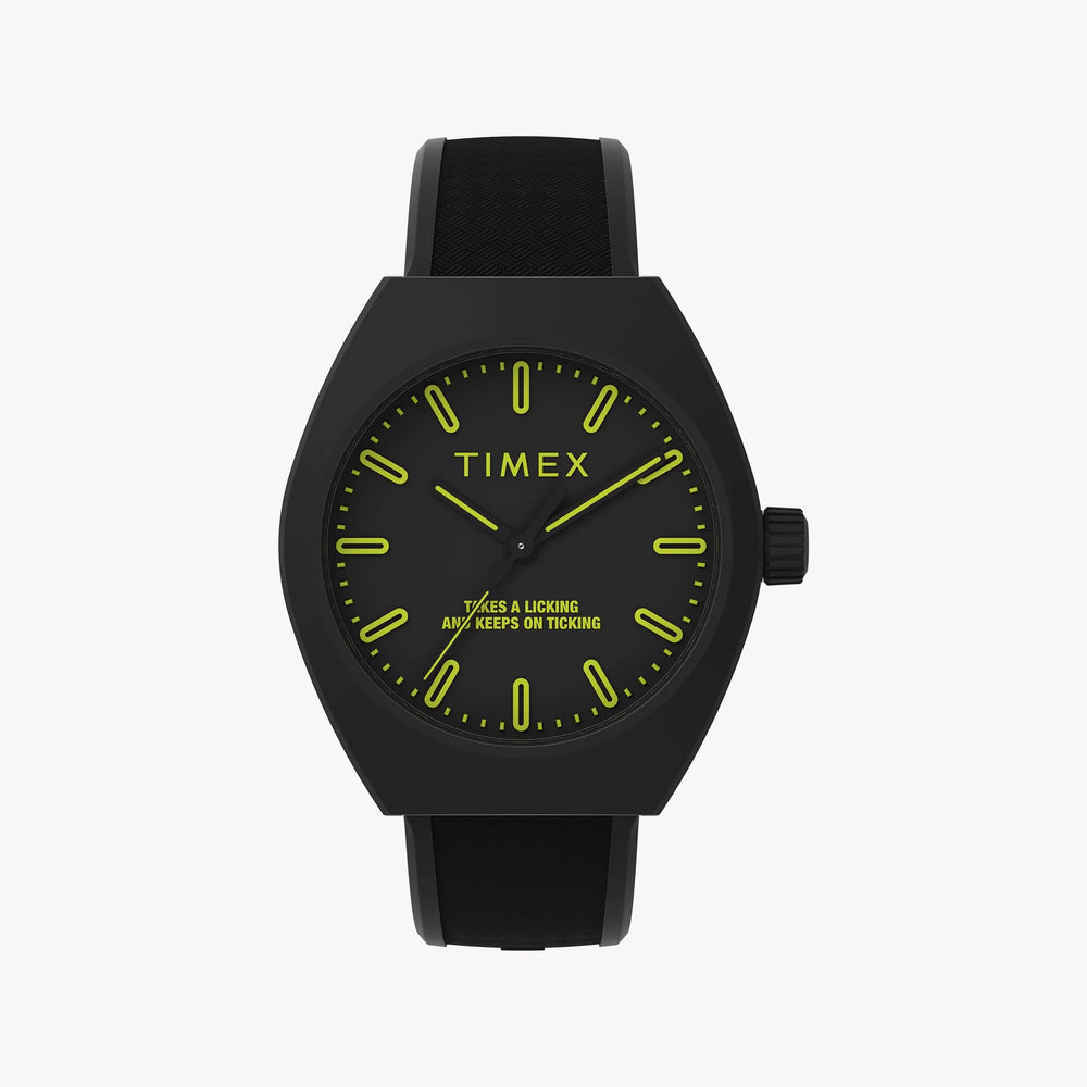 Timex Unisex Eco Ceramic Black Case Watch, Black Strap | Tw2w42400 by i-watch
