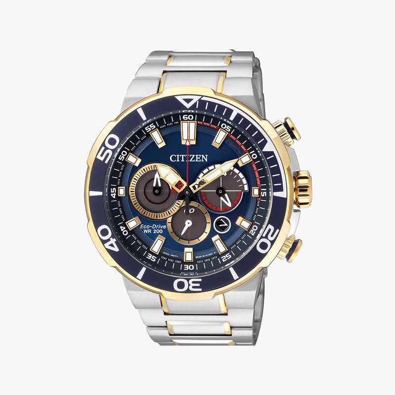 Citizen Ca4254-53l Eco-Drive - Modern Mens' Stainless Steel Chronograph Watch by i-watch