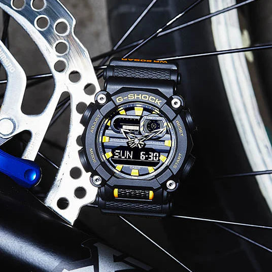 G-Shock Men's Black Resin Watch, Analog-Digital | Ga-900a-1a9dr by i-watch