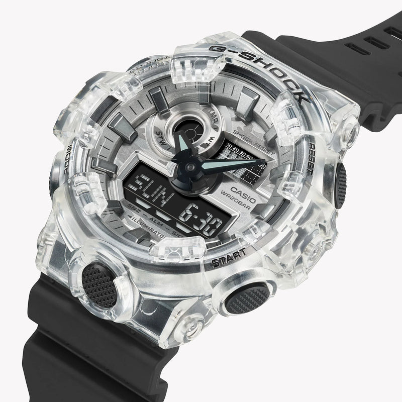 G-Shock Men's Silver & Black Resin Watch | Ga-700skc-1adr by i-watch