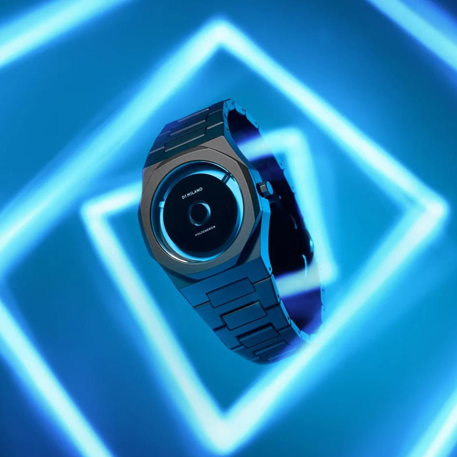 D1 MILANO Men's Black Polycarbonate Watch | D1-PCBJ28
