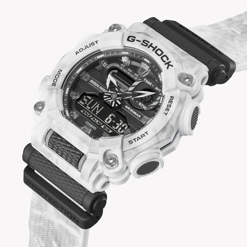 Casio G-Shock Ga-900gc-7adr - Adventure-Ready Elegance Men's Watch With Silver Case & Black Band by i-watch