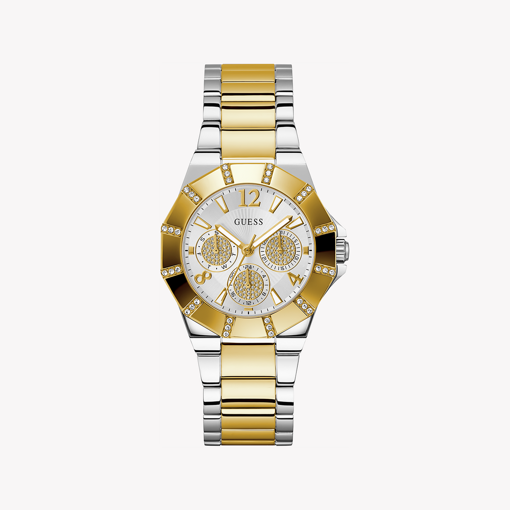 GUESS GW0616L2 - RADIANT GLAMOUR WOMEN'S TIMEPIECE WITH STUNNING GOLD/SILVER ACCENTS