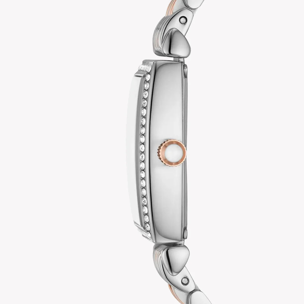 Emporio Armani Women's Silver & Rose Gold Watch, Stainless Steel | Ar11519 by i-watch