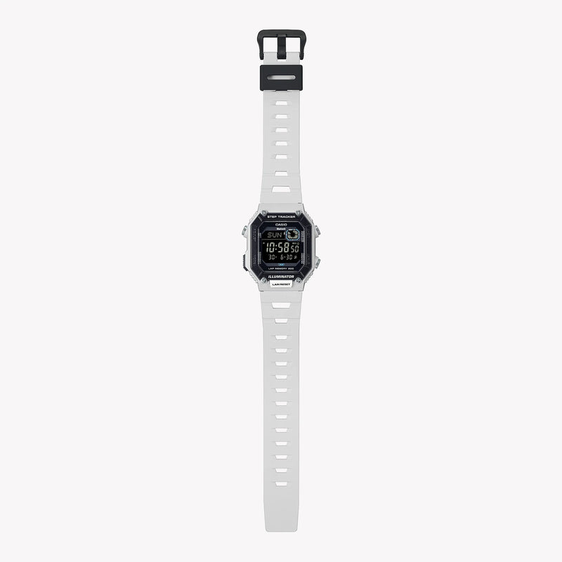 Casio Unisex White Resin Watch, Digital Display | Ws-B1000-8bvdf by i-watch