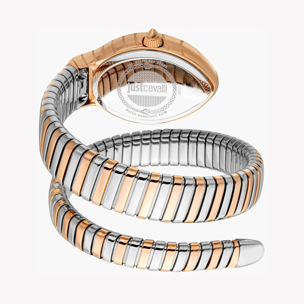 JUST CAVALLI Women's Watch with Rose Gold Stainless Steel Case and Silver & Rose Gold Stainless Steel Band-i-Watch-3