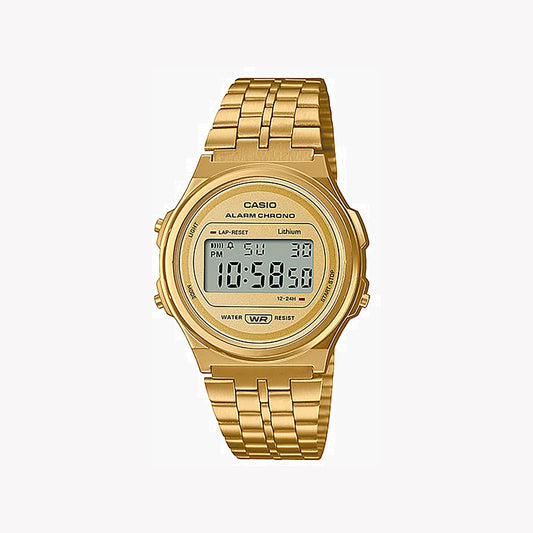 Casio A171WEG-9A Montre unisexe vintage dorée