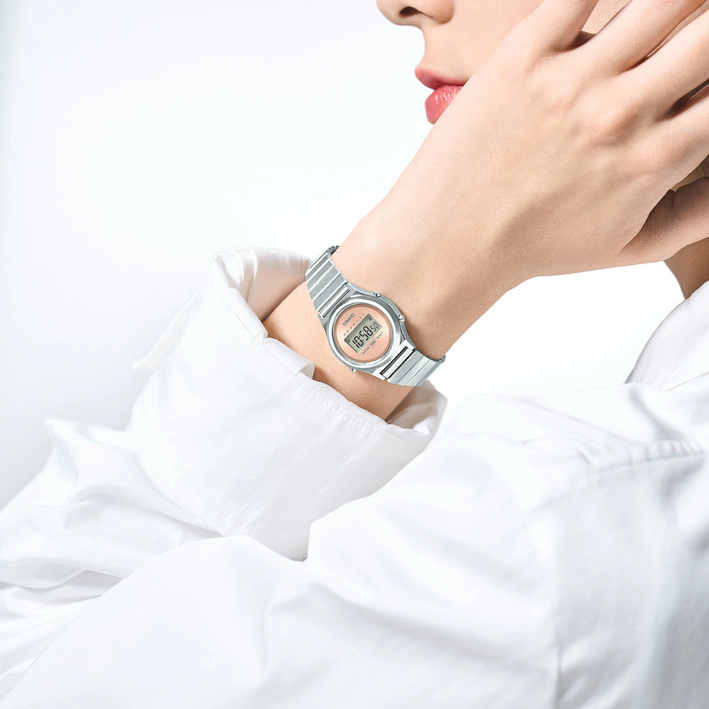 Casio Unisex Silver Stainless Steel Watch, Digital Display | La700we-4a by i-watch