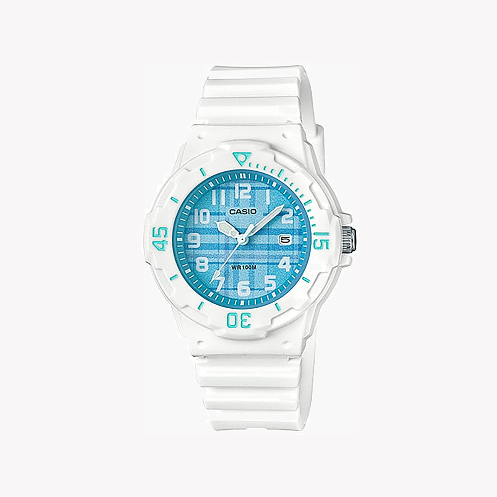 CASIO Women's Watch with White Resin Case and White Resin Band-i-Watch-3