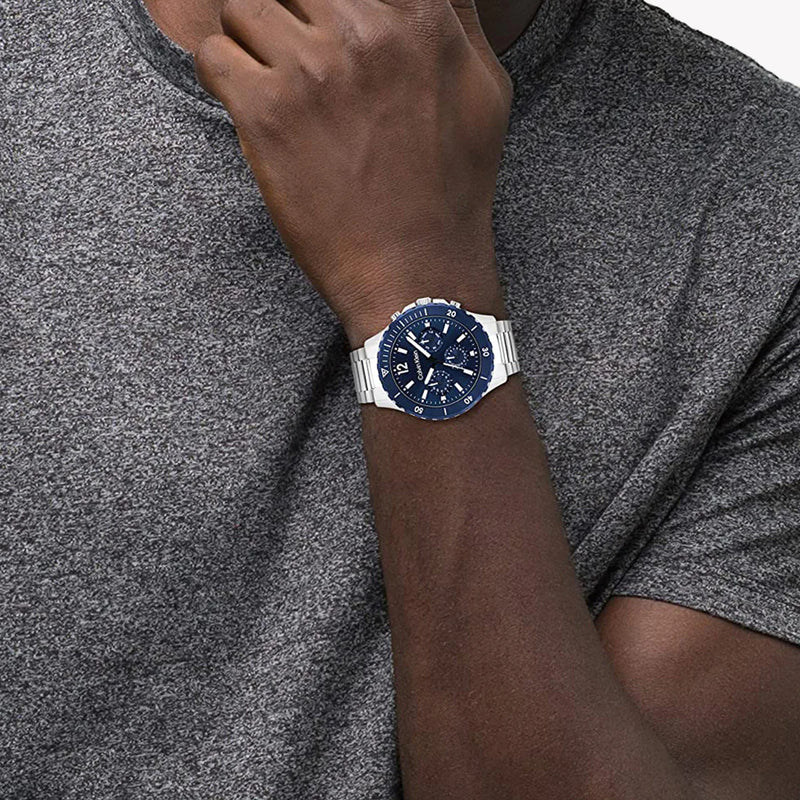Ck Calvin Klein Men's Silver Watch, Blue Dial | K2g231c6 by i-watch