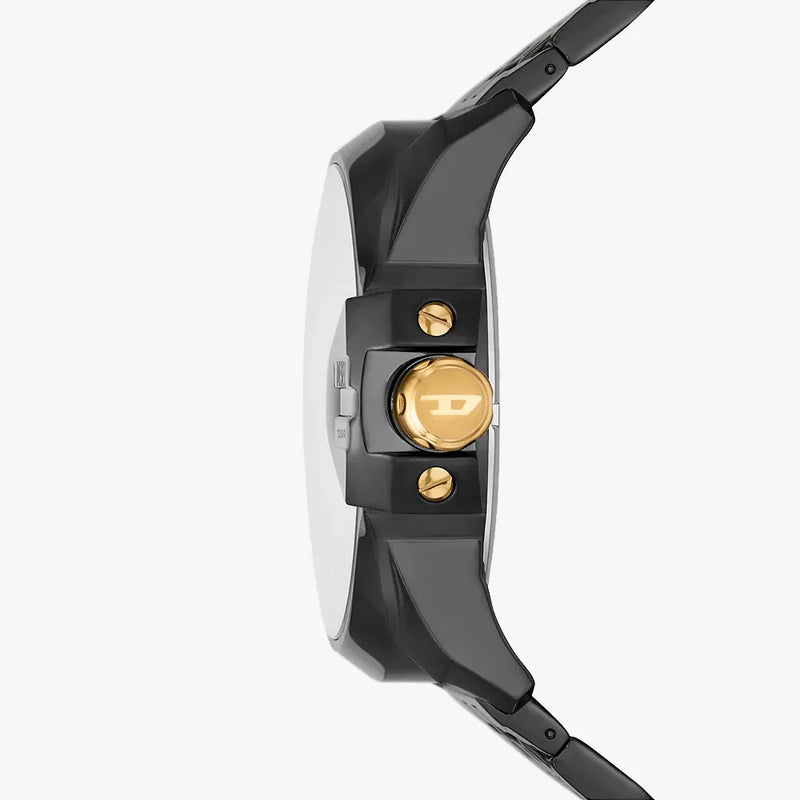 Diesel Men's Black Stainless Steel Watch, Black Dial | Dz7467 by i-watch