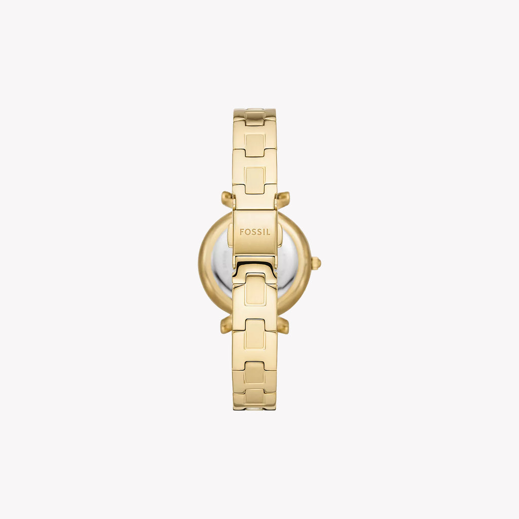 FOSSIL ES5203 - TIMELESS ELEGANCE - Women's Gold Stainless Steel Watch with Silver Dial-i-Watch-3