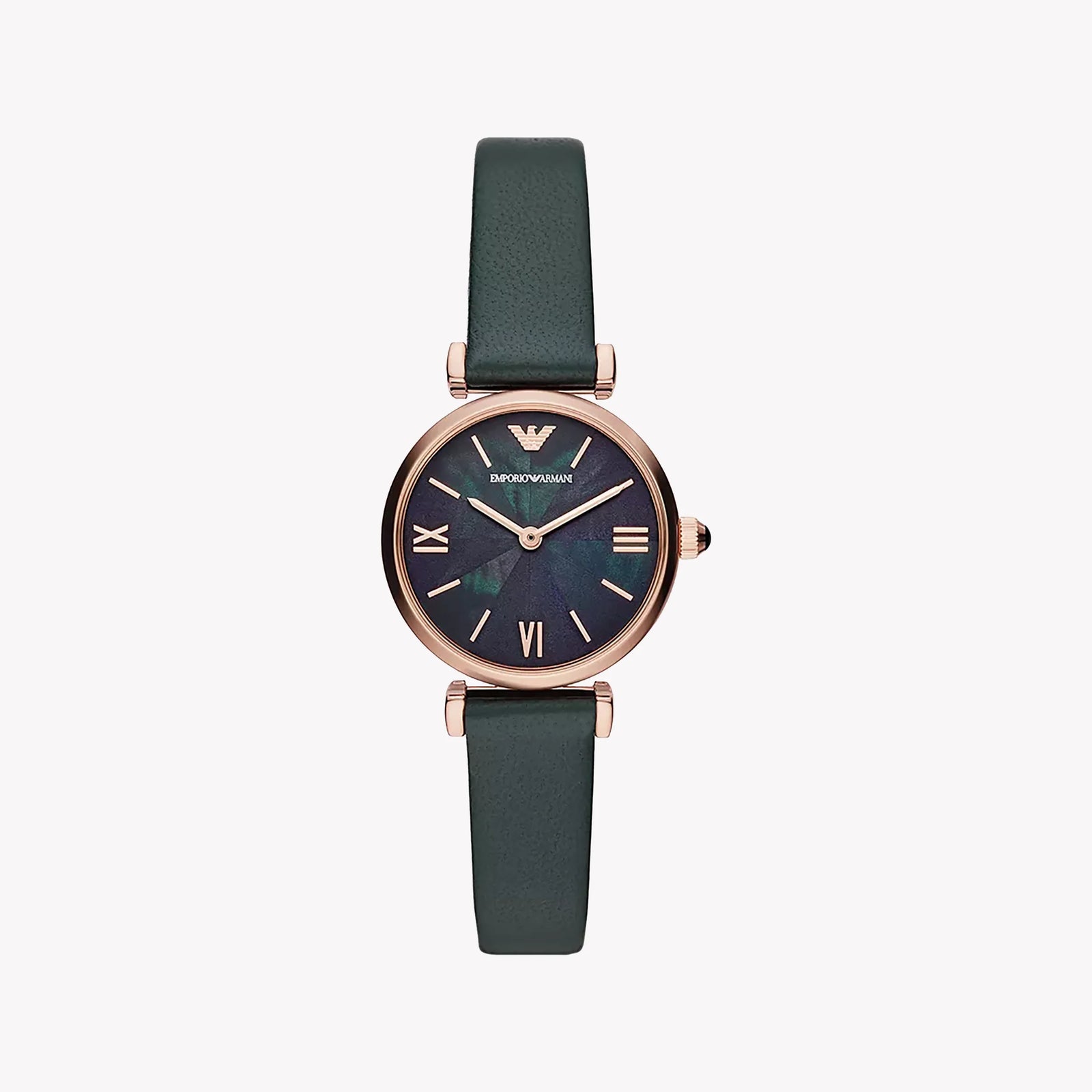 Emporio Armani Women's Rose Gold Watch, Black Dial | Ar11400 by i-watch