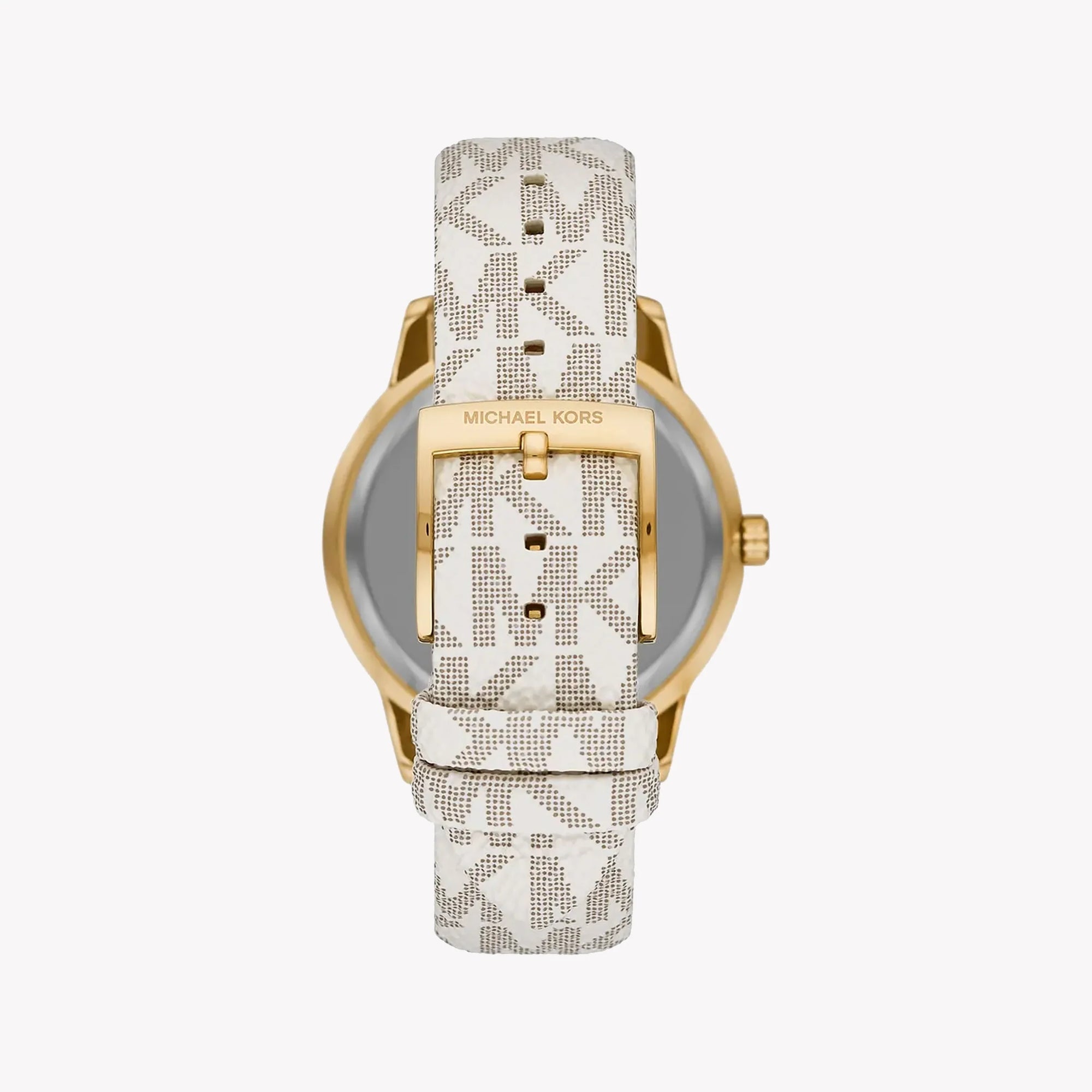 Michael Kors Women's Gold Watch, White Leather Band | Mk6967 – i-watch