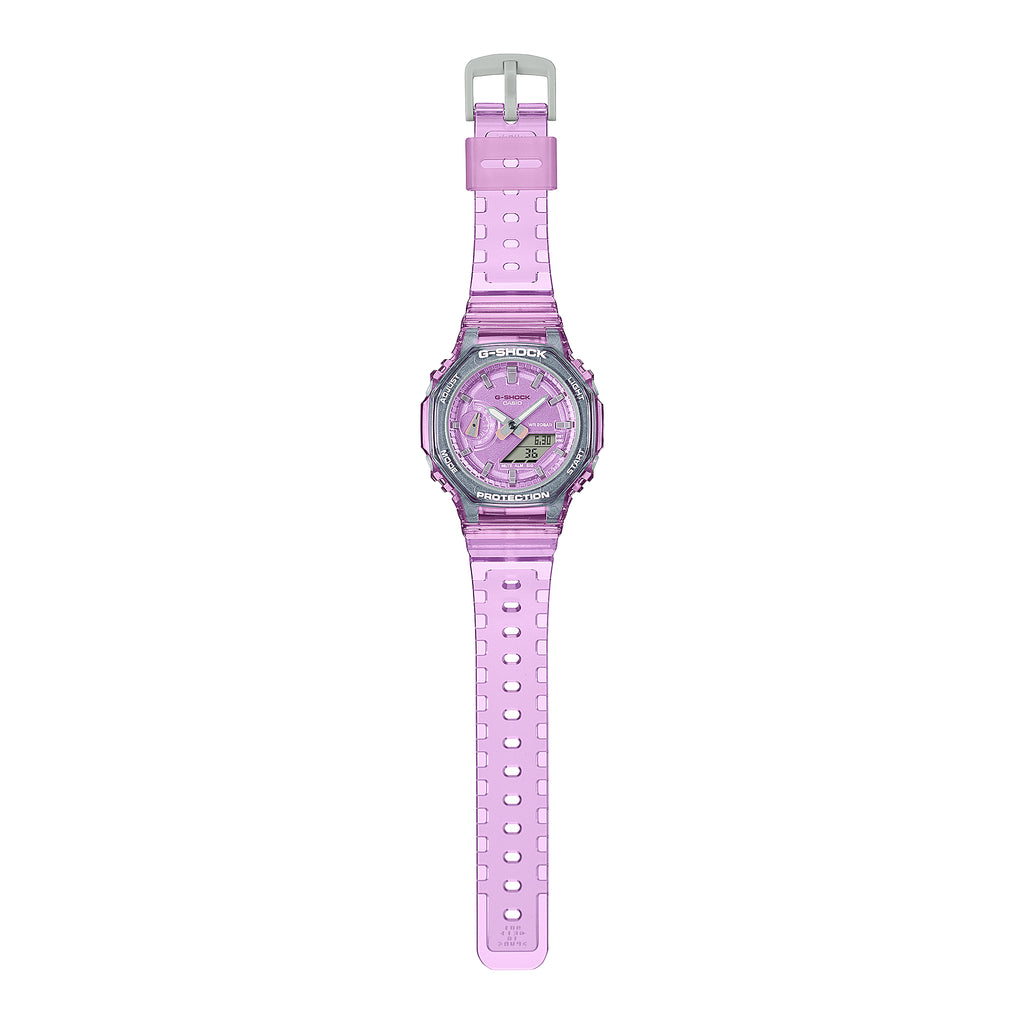 CASIO G-SHOCK GMA-S2100SK-4ADR BOLD ADVENTURE - PINK POWER WOMEN'S WATCH with sporty pink resin band and digital display-i-Watch-4