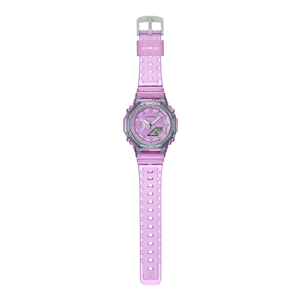 CASIO G-SHOCK GMA-S2100SK-4ADR BOLD ADVENTURE - PINK POWER WOMEN'S WATCH with sporty pink resin band and digital display