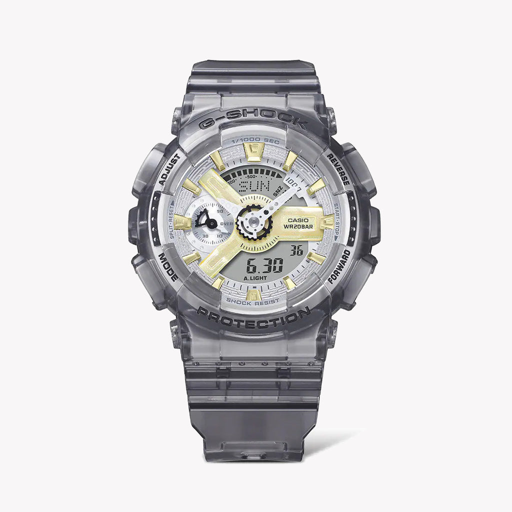 CASIO G-SHOCK GMA-S110GS-8ADR BOLD ADVENTURE - STYLISH GRAY RESIN WOMEN'S WATCH-i-Watch-2