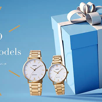 Casio Women's Gold Watch, White Dial | Ltp-Vt01g-7b by i-watch