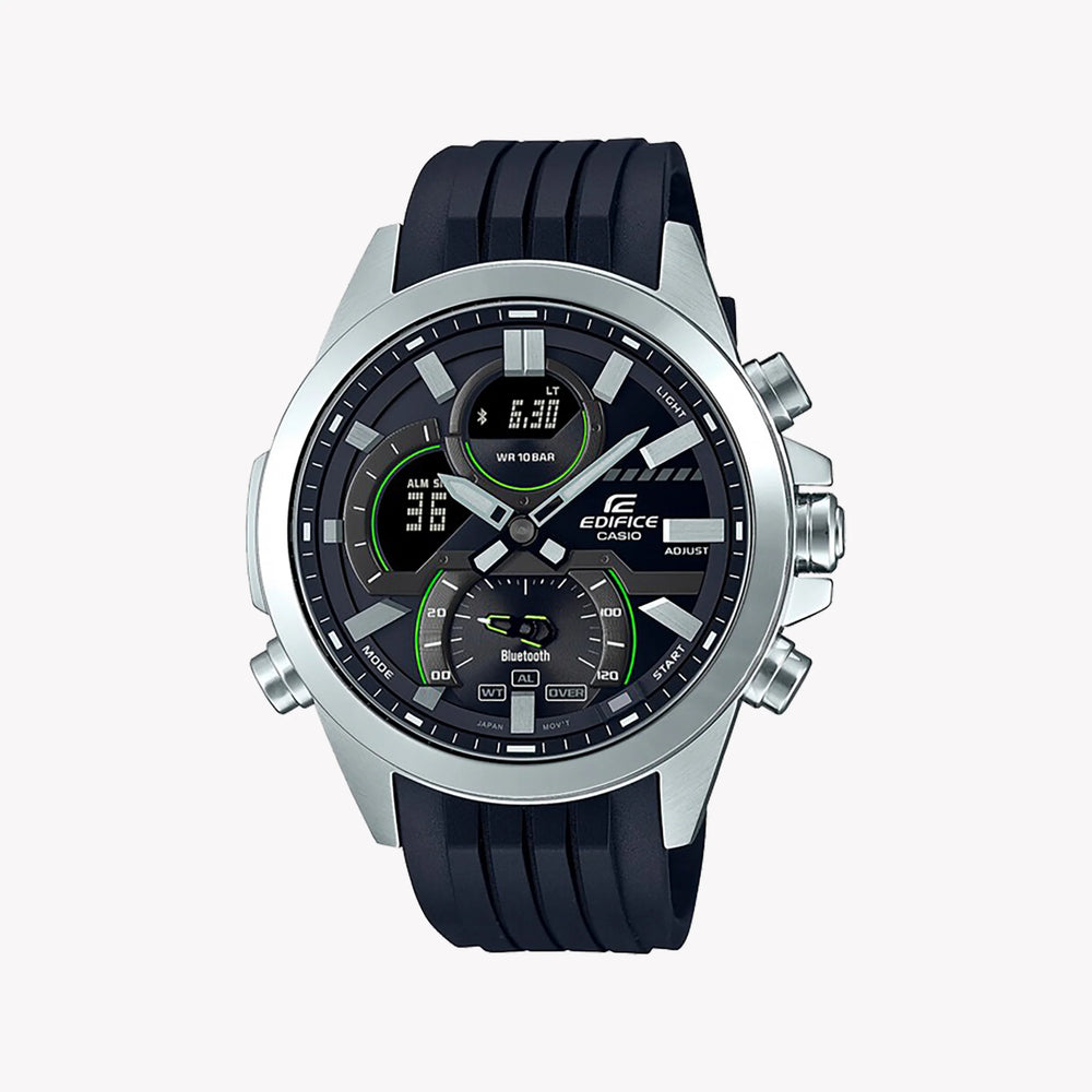 EDIFICE ECB-30P-1AEF - DYNAMIC VERSATILITY MEN'S WATCH WITH SLEEK DESIGN & PRECISION MOVEMENT