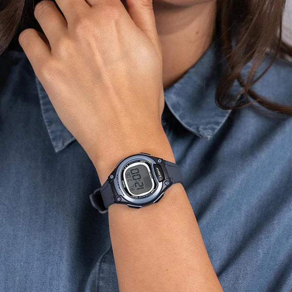 Casio Women's Blue Resin Watch, Digital Display | Lw-203-2avef by i-watch
