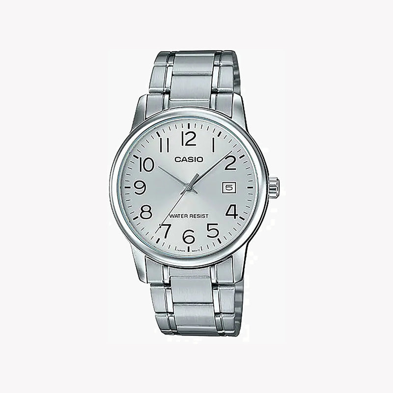 Casio Men's Stainless Steel Watch, Silver Dial | Mtp-V002d-7budf by i-watch