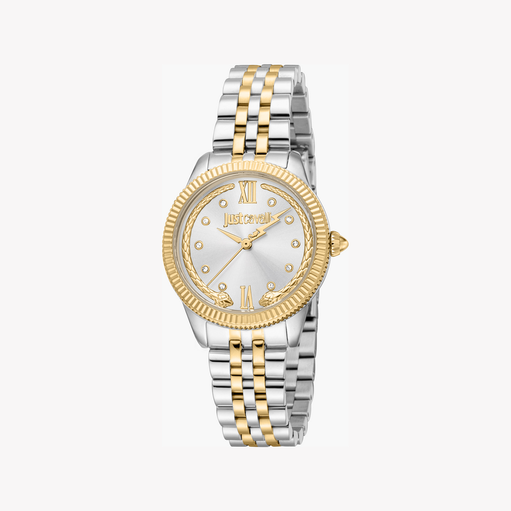 JUST CAVALLI JC1L315M0085 - ELEGANTLY TIMELESS WOMEN'S TWO-TONE WATCH