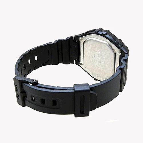 Casio W-216h-1avdf Sporty Durability - Elegant Black Resin Men's Watch For Every Adventure by i-watch