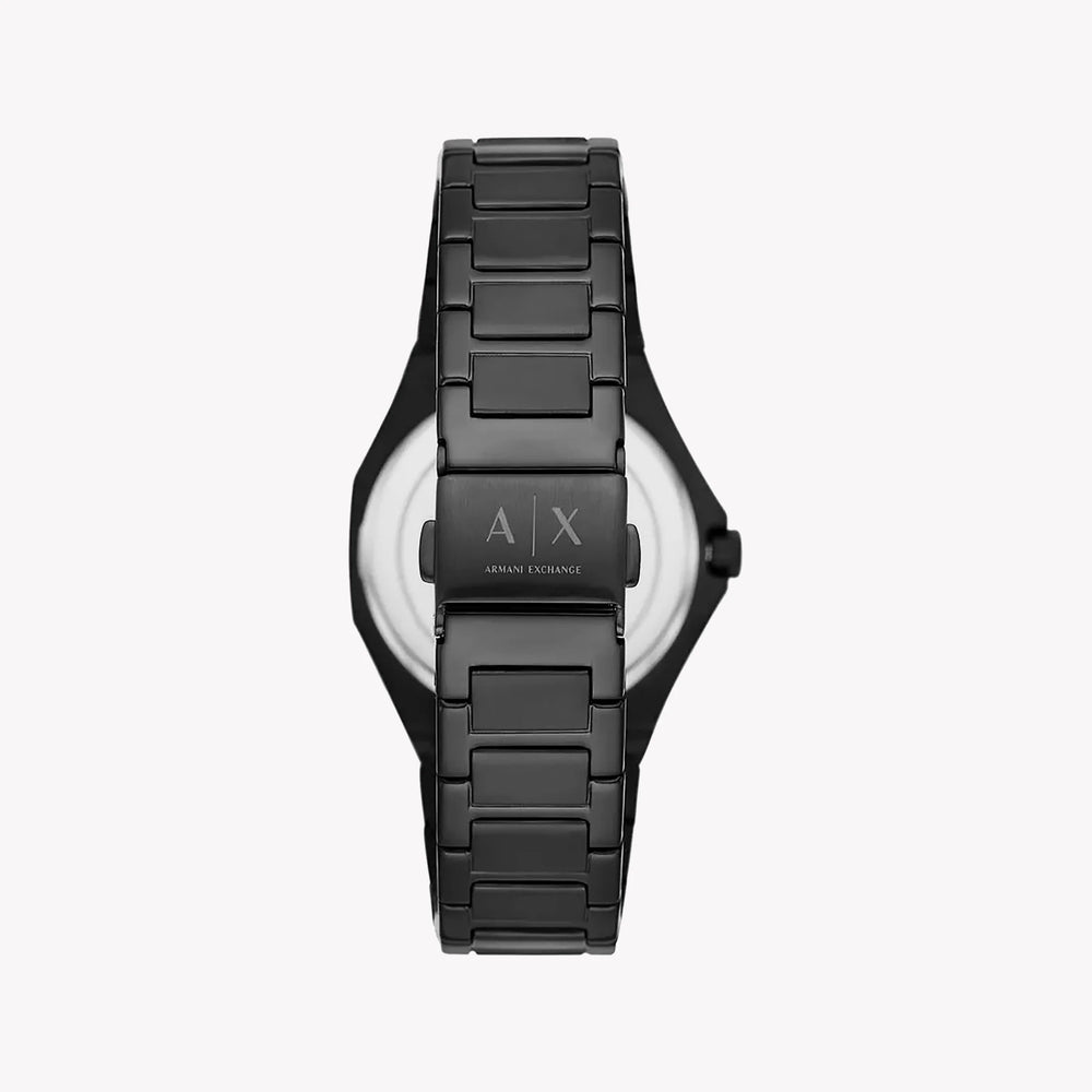 ARMANI EXCHANGE AX4609 - BOLD BLACK STAINLESS STEEL & GREEN DIAL WOMEN'S WATCH-i-Watch-3