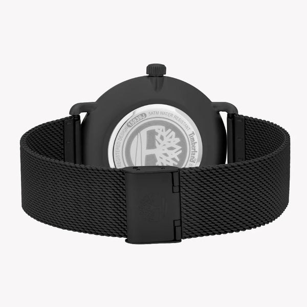 Timberland Men's Black Stainless Steel Watch, Black Dial | Tbl15939jsb02mm by i-watch