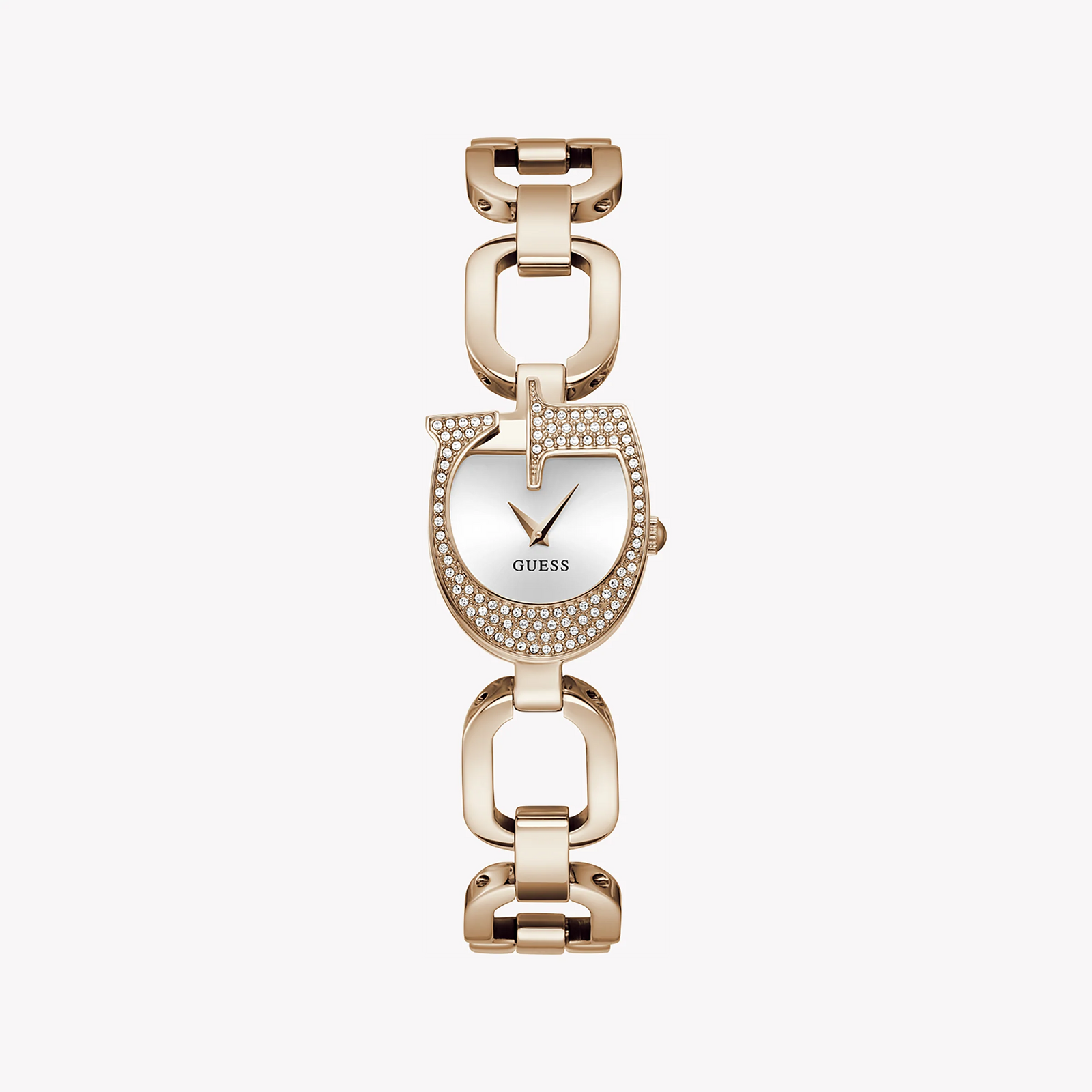Guess Women's Rose Gold Watch, Silver Dial | Gw0683l3 by i-watch