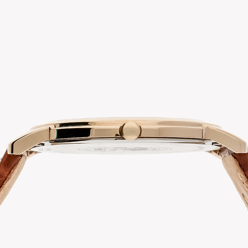 CITIZEN Eco-Drive AR1133-15A - BOLD SOPHISTICATION MEN'S WATCH in Rose Gold & Brown Leather-i-Watch-4