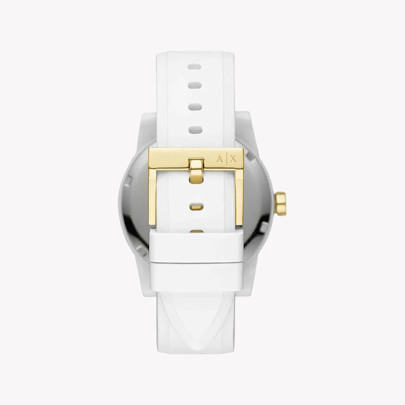 Armani Exchange Women's White Silicone Watch, Quartz | Ax7126set by i-watch