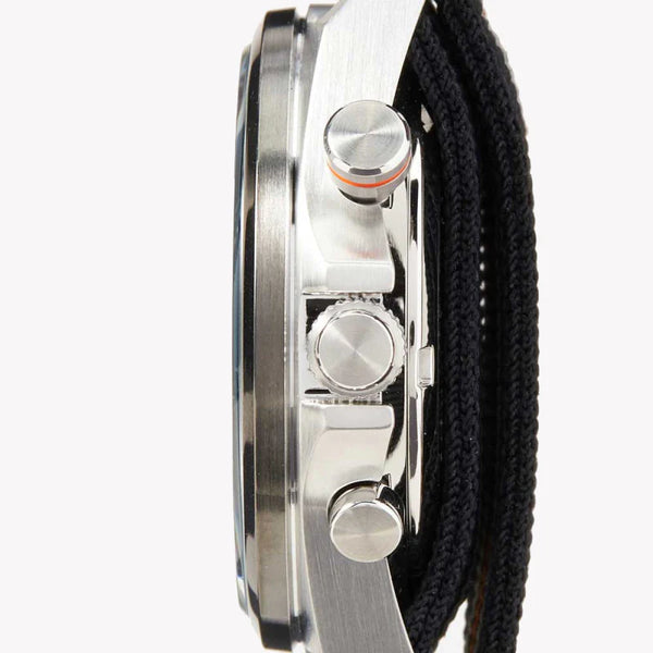 Seiko Men's Grey Stainless Steel, Multicolor Nylon | Ssb403p1 by i-watch