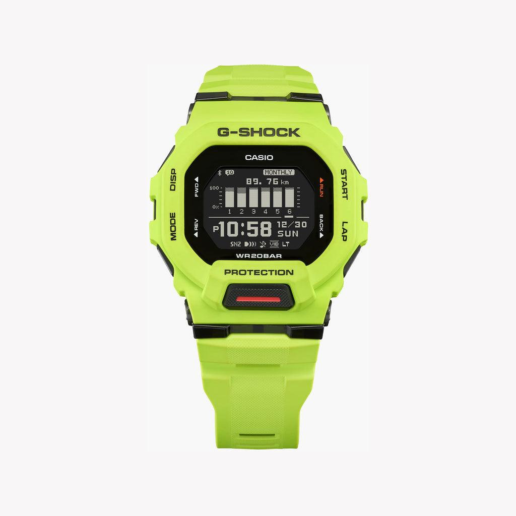 CASIO G-SHOCK GBD-200-9DR BOLD ADVENTURE - MEN'S SPORT WATCH with vibrant yellow design and advanced fitness tracking features.-i-Watch-4