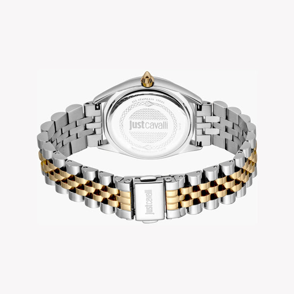 Just Cavalli Women's Silver & Gold Stainless Steel Watch, Case And Band | Jc1l195m0385 by i-watch