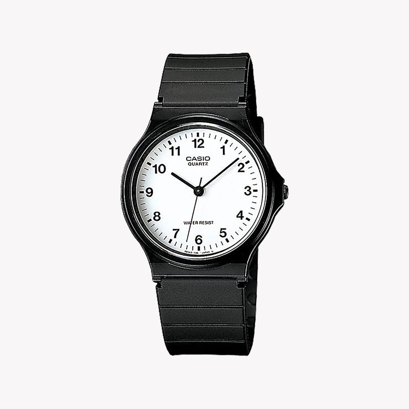 Timeless Simplicity Unisex Black Resin Watch | Mq-24-7blleg by i-watch