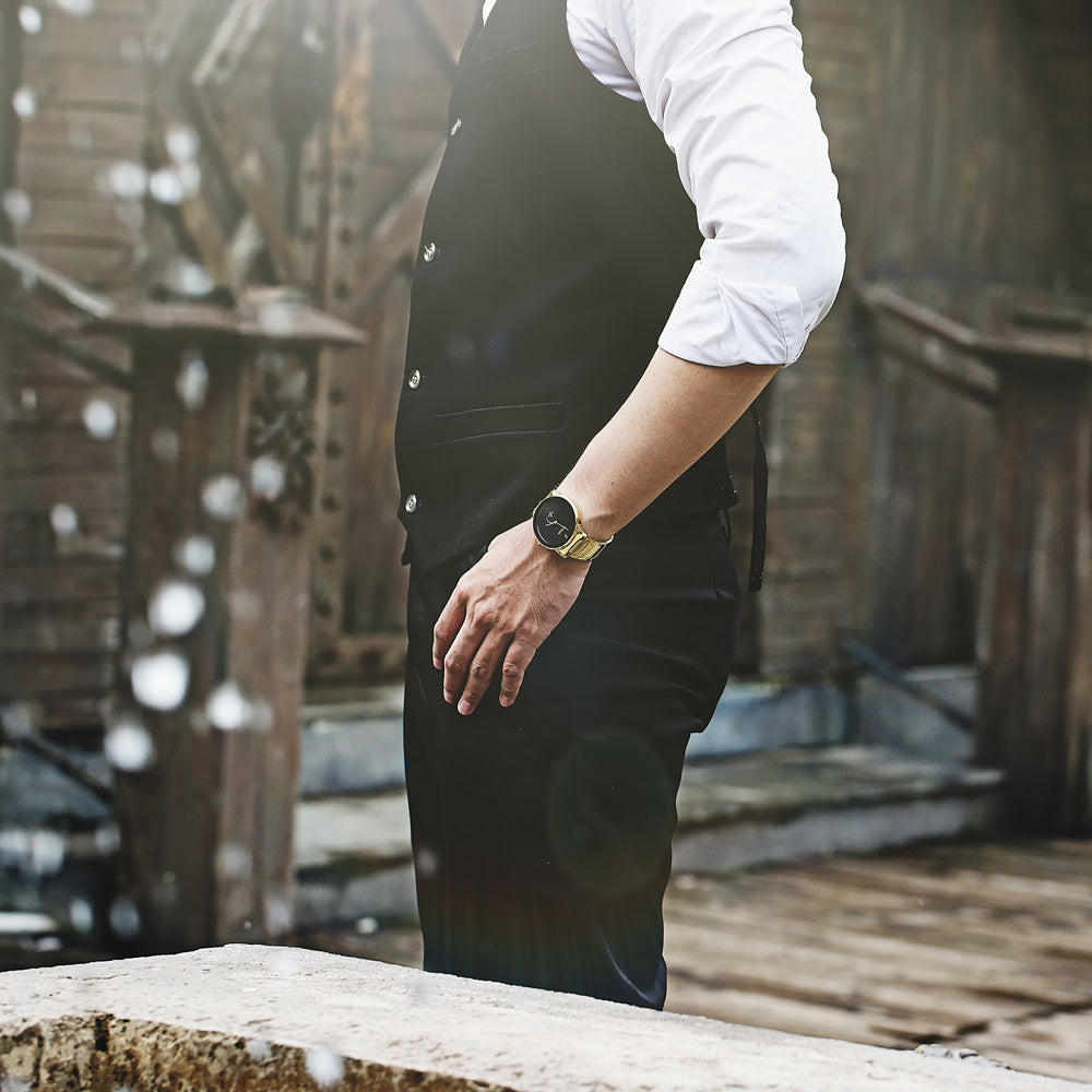 CITIZEN BE9182-57E - BOLD SOPHISTICATION Men's Watch with Gold Tone, Black Dial & Premium Precision-i-Watch-5