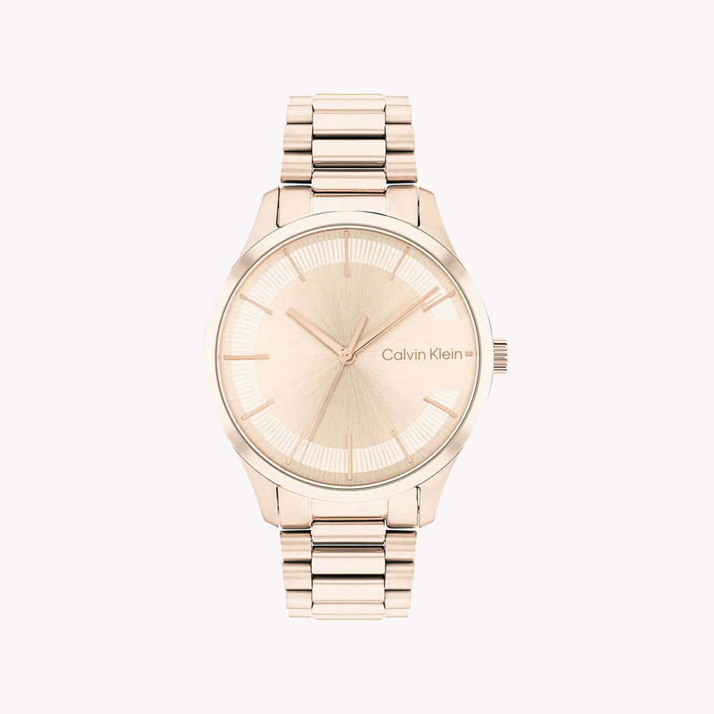 CK CALVIN KLEIN ROSE GOLD ELEGANCE - TIMELESS CHARM & PRACTICALITY Watch