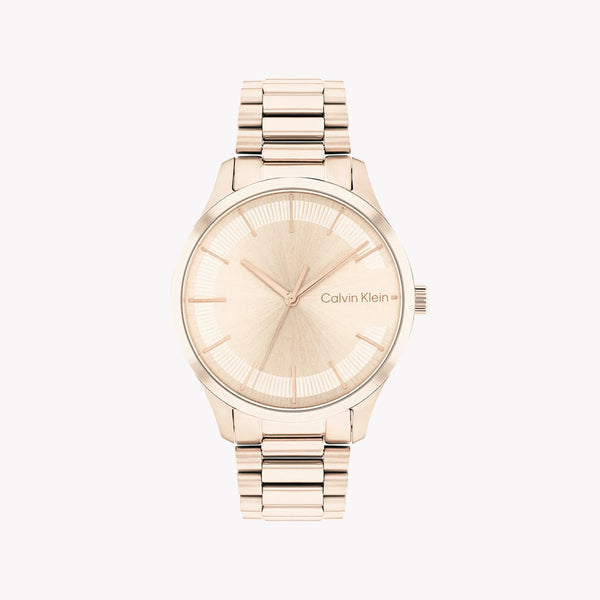 Ck Calvin Klein Women's Rose Gold Watch, Stainless Steel | K3m221c6 by i-watch