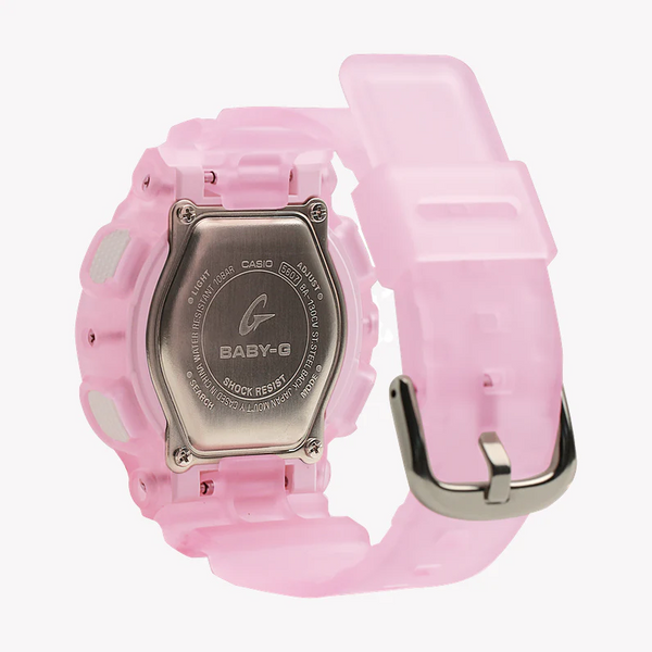Baby-G Women's Pink Resin Watch, Digital Dial | Ba-130cv-4adr by i-watch