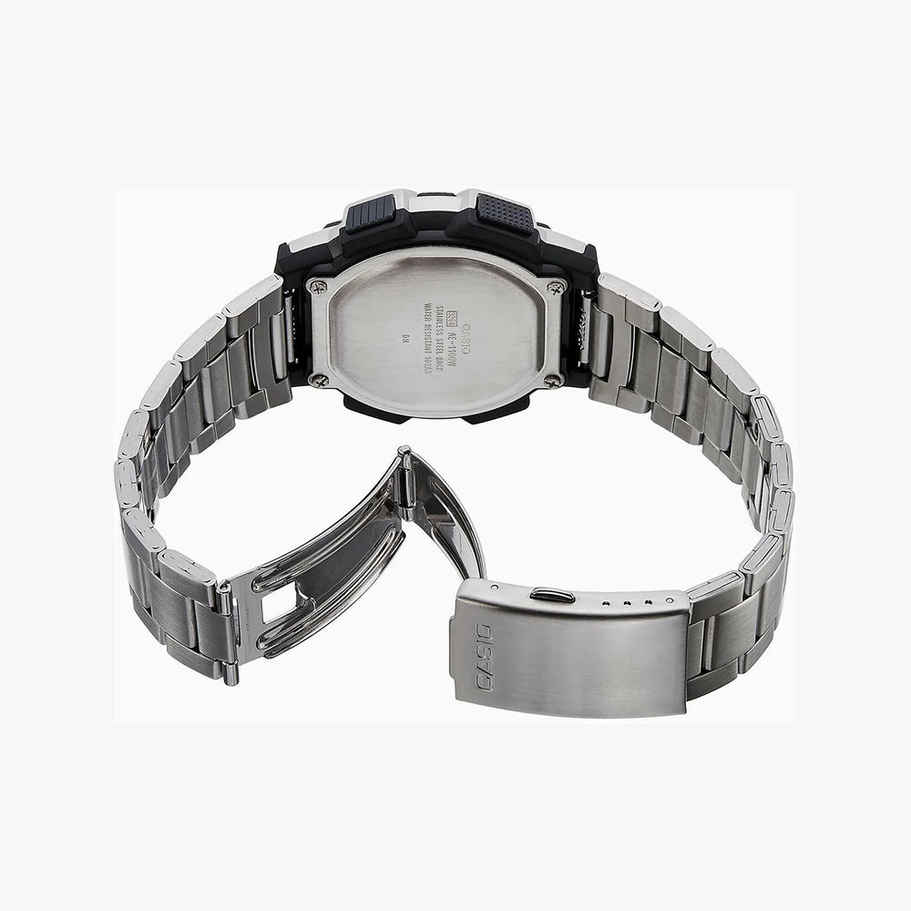 Casio Ae-1100wd-1avdf Adventure Ready - Sporty Silver Digital Timepiece For Men by i-watch