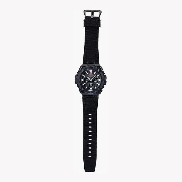 Casio G-Shock Gst-S130bc-1adr Rugged Elegance - Sporty Men's Timepiece In Black Steel & Leather by i-watch
