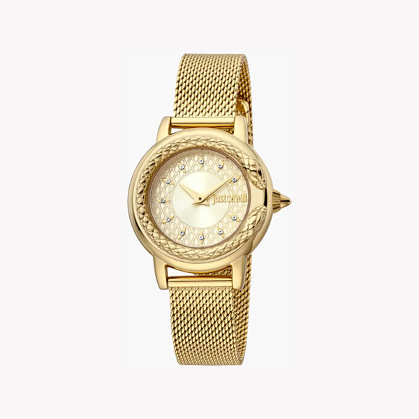 Just Cavalli Women's Gold Stainless Steel Watch, Champagne Dial | Jc1l151m0525 by i-watch