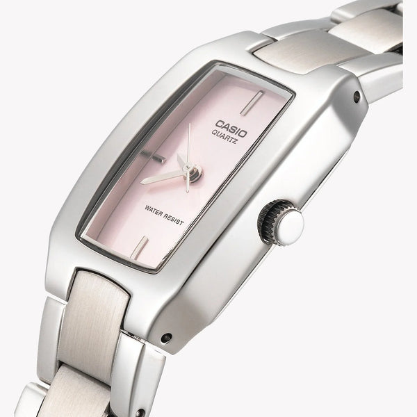 Timeless Elegance Women's Stainless Steel, Silver | Ltp-1165a-4cdf by i-watch