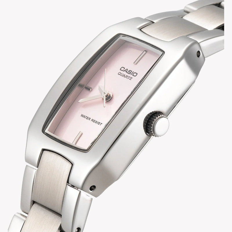 Timeless Elegance Women's Stainless Steel, Silver | Ltp-1165a-4cdf by i-watch
