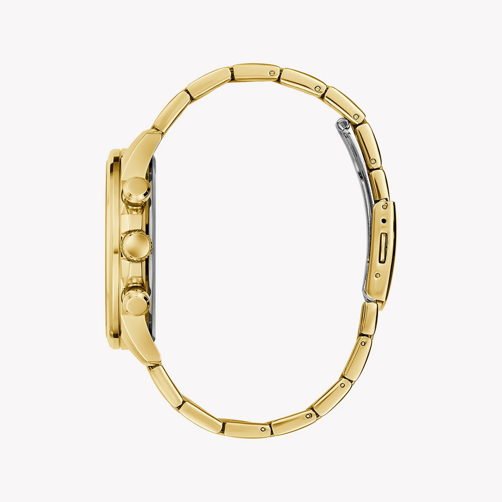 Guess Men's Gold Watch, Black Dial | Gw0900g3 by i-watch