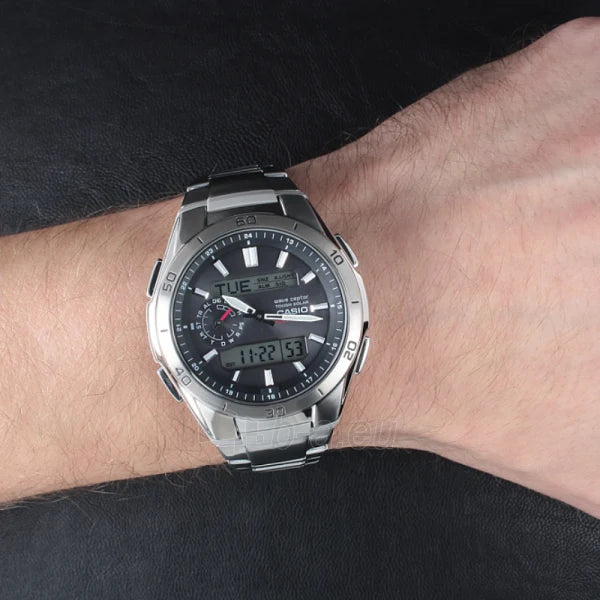 Casio Men's Silver & Grey Watch, Stainless Steel | Wva-M650d-1aer by i-watch