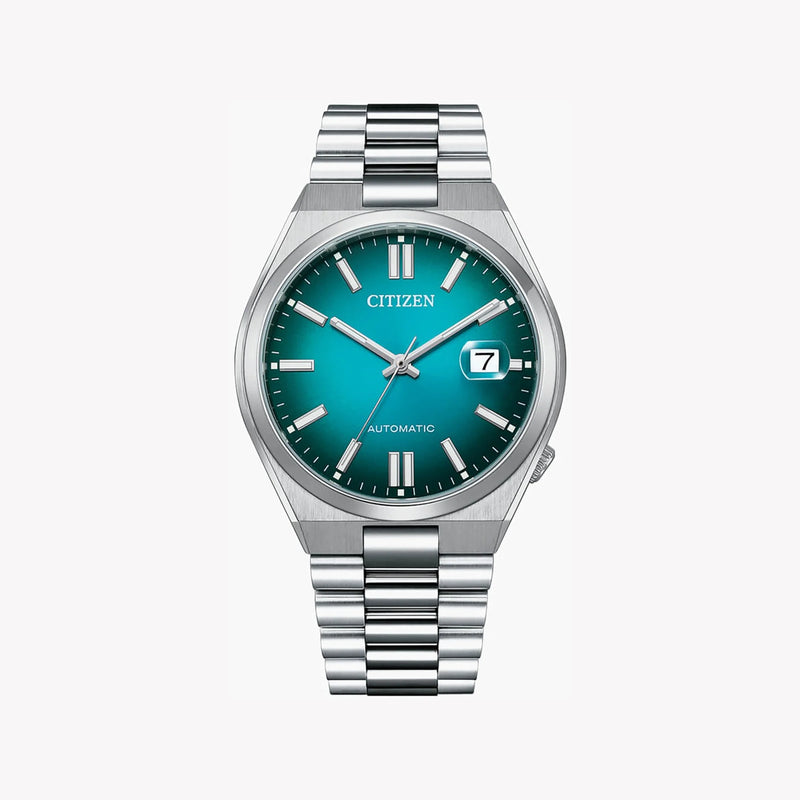 Citizen Men's Stainless Steel Watch, Turquoise Dial | Nj0151-88x by i-watch