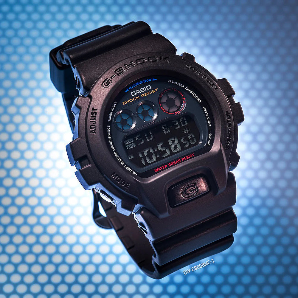Casio G-Shock Dw-6900bmc-1dr Bold Resilience - Men's Shock-Resistant Black Timepiece by i-watch